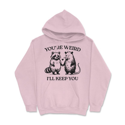 Sweat à capuche 85 % coton (blanc)