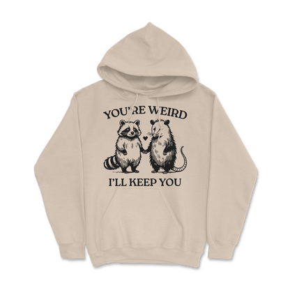 Sweat à capuche 85 % coton (blanc)